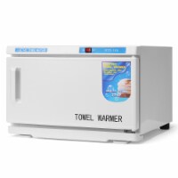 Costway 2 in 1 Hot UV Sterilizer Towel Warmer Cabinet Spa Beauty Salon Equipment 16L