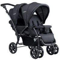 Costway Foldable Twin Baby Double Stroller Lightweight Travel Stroller Infant Pushchair