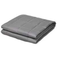 Costway 7/12/15/17/20/22/25 lbs Weighted Blankets Full /Queen/King Size 100% Cotton w/ Glass