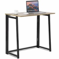 Gymax Foldable Computer Desk Home Office Laptop Table Writing Desk Study Table Natural +