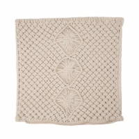 Glitzhome Diamond Handmade Rope Woven Pillow Cover