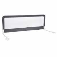 59’’ Breathable Baby Children Toddlers Bed Rail Guard Safety Swing Down Gray