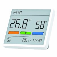 ATuMan Indoor Thermometer Hygrometer with Large Digital Date Clock