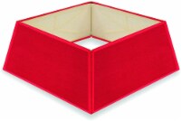 Tree Nest Decorations Contemporary Canvas Tree Skirt, Large, Red