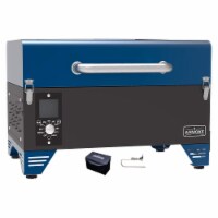 ASMOKE Portable 256 Sq Inch Wood Pellet Grill and Smoker with Starter Kit, Blue