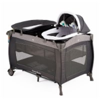 Pamo Babe Newborn Bassinet Nursery Center Play Yard Crib w/ Changing Table, Gray