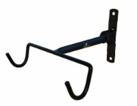 Noa Store Bike Wall Mount Hanger Black | Foldable Horizontal Bicycle Rack for All Bikes