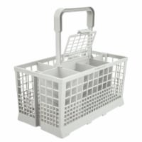 Noa Store Dishwasher Basket White (9.5x5.4x4.8in) for Utensil Drying Rack