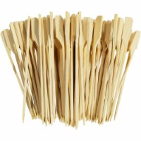 Noa Store 200 Bamboo Skewers 4 Inch, Wooden Paddle Picks