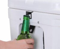 Noa Store Lock Bracket w/Bottle Opener for Yeti/RTIC Coolers, Silver