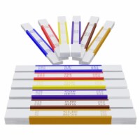 Noa Store  Money Bands : 600 Self Adhesive Color Coded Money Wrappers for Bills