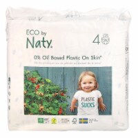 Naty Diapers for Sensitive Skin Size 4 15-40 lbs (7-18 kg) - 26 Diapers