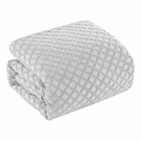 Nika 5pc King/California King Duvet Set 2 Pillow Shams, 2 Euro Shams, 1 Duvet Cover , Grey