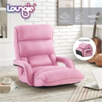 Neela Chair - 5 Adjustable Positions, Foldable, Steel Rod Construction, Washable Cover pink