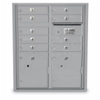 Postal Products Unlimited N1032245 4C Standard Mailbox - 9 Door 2 Parcel Lockers