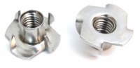 Bolt Dropper 3/8 -16x7/16  T-Nut (10pcs), Stainless Steel Pronged Tee Nut