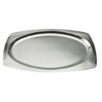 Jiallo 72339 67 x 15 x 5 cm Medium Canoe Boat Tray&#44; Stainless Steel