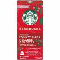 Starbucks by Nespreso Holiday Blend Ground Coffee Aluminum Capsules Perspective: Main