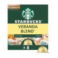 Starbucks Coffee Capsules for Nespresso Vertuo Machines Veranda Blend Blonde Roast