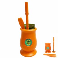 Argentina Mate Gourd Set Tea Cup Spoon Bombilla Straw Yerba Remover Gift Kit 941