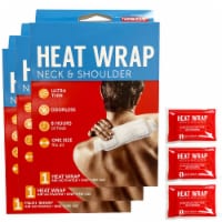 3 Heat Wraps Air-Activated Body Pain Relief Neck Shoulder Heat Therapy One Size