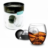 Whiskey Glass Set With Free Silicone Ice Ball Mold Maker 2.5 Sphere Drink Party