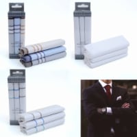 3 Pc Pocket Square Mens Handkerchief Cloth Hanky Wedding Party Suit 15 Plaid