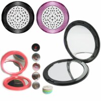 Compact Mirror Cosmetic Folding Makeup Magnifying Round Pocket Purse 2 Side