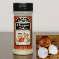 Spice Supreme Chopped Onion Seasoning 1.75 Oz Jar Cooking Dry Rob Meats Veggies