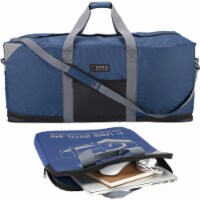 40 Blue Heavy Duty Polyester Waterproof Jumbo Duffel Bag Luggage Suitcase Safe