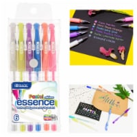 6 Gel Pens Gel Pastel Colors Pen Set Adults Kids Coloring Book Drawing School