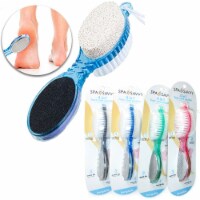 1 Pc 4 In 1 Foot Paddle Pedicure Care Stone Callus Brush Pumice Scrubber Remover