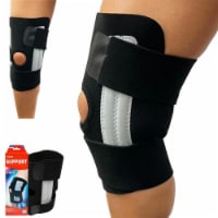 1 Sport Knee Support Brace Compression Sleeve Patella Pad Pain Relief Injury