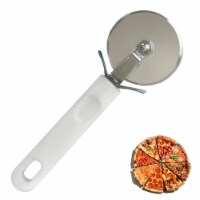 Stainless Steel Pizza Cutter Sharp Blade Wheel Heavy Duty Slicer Comfort Handle