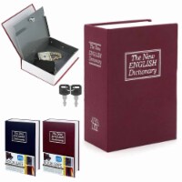 2 Dictionary Hollow Book Safe Diversion Secret Stash Booksafe Lock Key Security