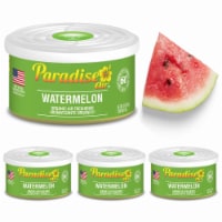 4 Pc Paradise Organic Air Freshener Watermelon Scent Fiber Can Home Car Aroma