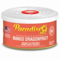 1 Paradise Organic Air Freshener Mango Dragonfruit Scent Fiber Can Home Aroma