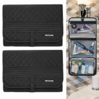 2 Pc Travelon Trifold Hanging Toiletry Bag Multipurpose Organizer Utility Holder