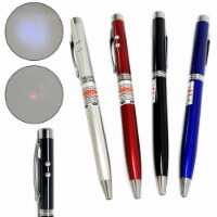 2 Pc Ballpoint Pen Laser Pointer LED Flashlight Beam Light Interactive Cat Chase