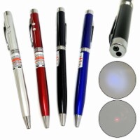 4 Pc Laser Pen Pointer Ballpoint Writing LED Flashlight Beam Light Interactive