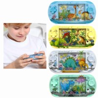 6 Pc Compact Handheld Water Games Ring Toss Pocket Mini Arcade Dinosaur Toy Gift