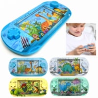 12 Pc Pocket Handheld Water Games Mini Ring Toss Dinosaur Kid Party Favor Prizes