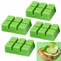 4 Pk Coconut Lime Scented Tarts Cubes Wax Melts Candle Warmers Fragrance 2.5oz