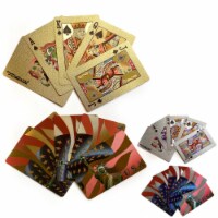 1 Deck Gold or Silver Playing Cards Certified 24k Foil Plated USA Patriotic Game