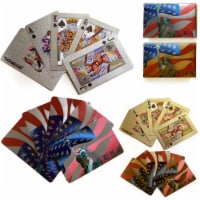 2 Deck USA Metallic Playing Cards Gold or Silver Certified 24k Foil Plated Poker