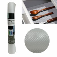 1 Roll Kitchen Drawer Liner Clear Shelf Mat Cover Non Slip Grip Tool Box 12 X30