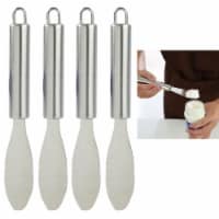 4 Pc Butter Knife Stainless Steel Sandwich Spreader Wide Blade Knives Jam Cheese