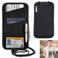 1 Travelon Id Passport Holder Neck Wallet Travel Pouch Women
