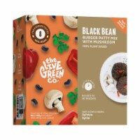 The Live Green Co. Black Bean & Mushroom Burger Patty - Plant Only Ingredients