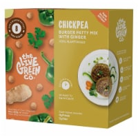 The Live Green Co. Chickpea and Ginger Burger Patty - Plant Only Ingredients
